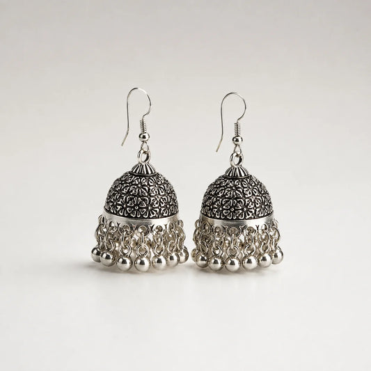 Ana Silver Jhumka